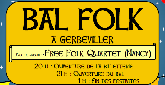 Bal de fin d'année à l'école de Gerbéviller