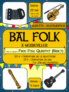 Bal de fin d'année du RPI de Gerbéviller