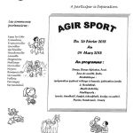 Agir Sport du 25 octobre au 5 novembre 2021