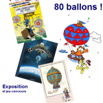 Exposition "Le tour de la BD en 80 ballons !"