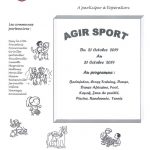 AGIR Sport Octobre 2019