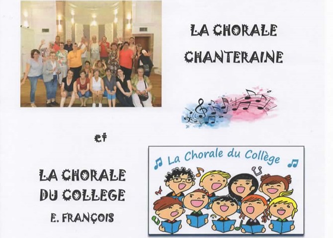 Concert Chorales Chanteraine et Collège