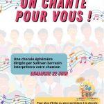 On chante pour vous !